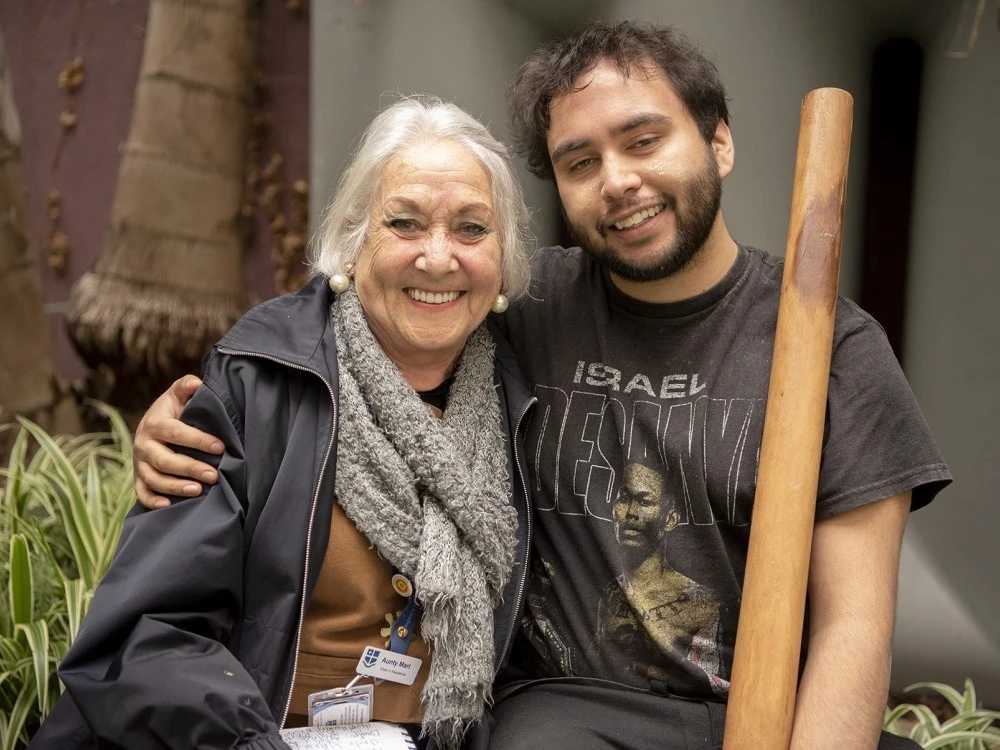 Aunty Marl and Johnny Terrick at NAIDOC Week 2023