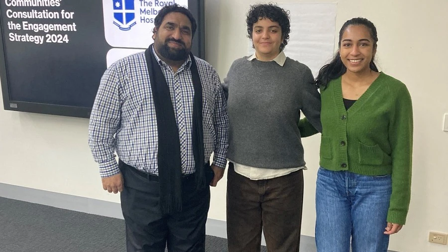 Basim with Community Engagement Strategy workshop participants