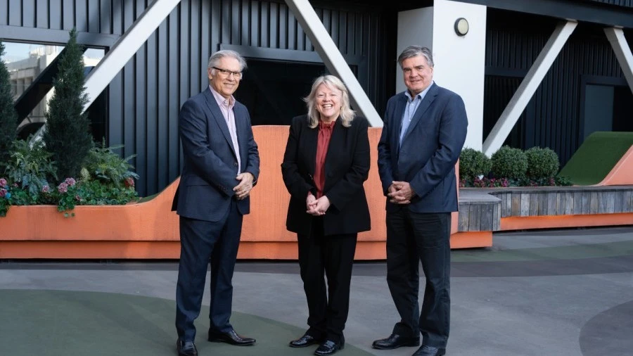 CFDC group photo of André Carstens, Shelley Dolan and Ken Smith