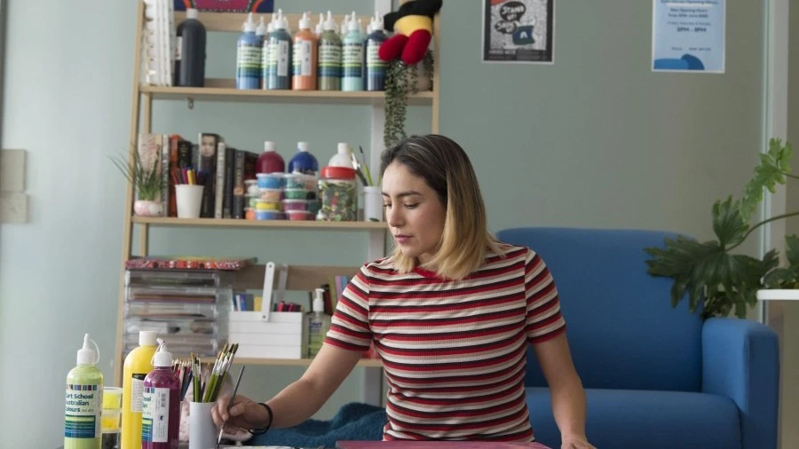 Mental Health consumer painting