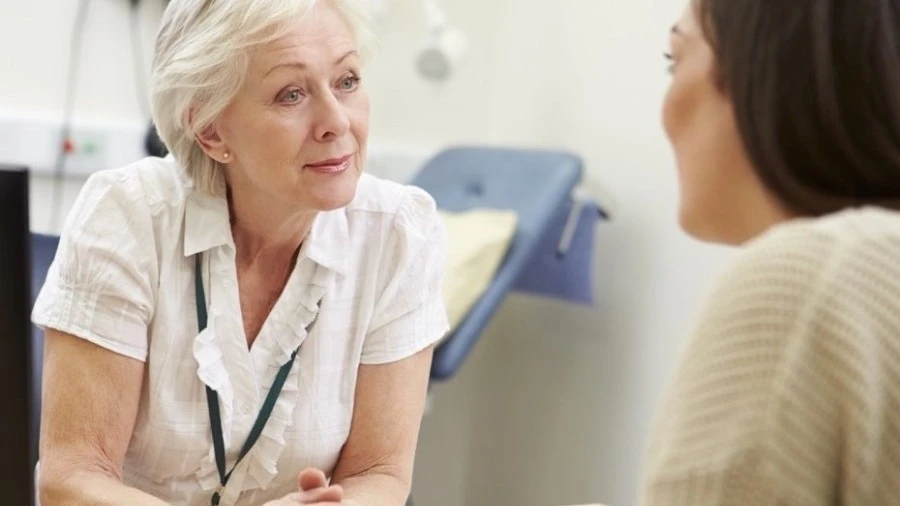 Doctor and patient in a consultation