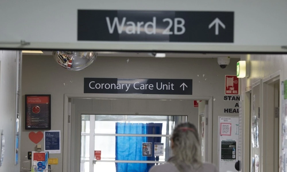 Entry to Cardiology ward