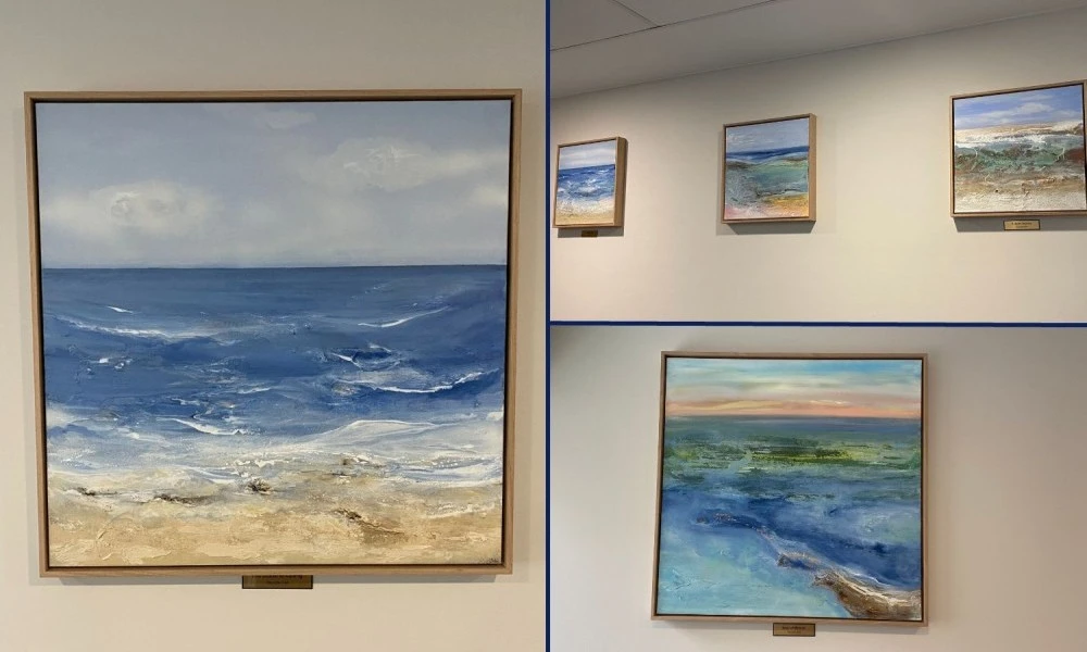 ICU waiting room artwork by Georgie Gall