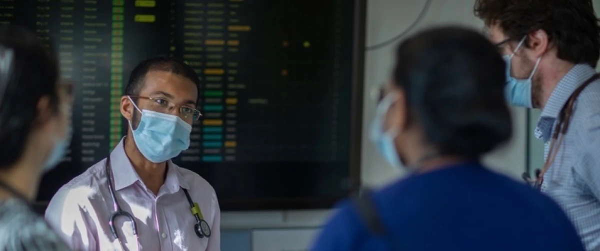 Group of doctors talking