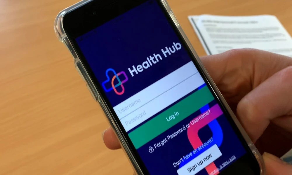 Health Hub phone app