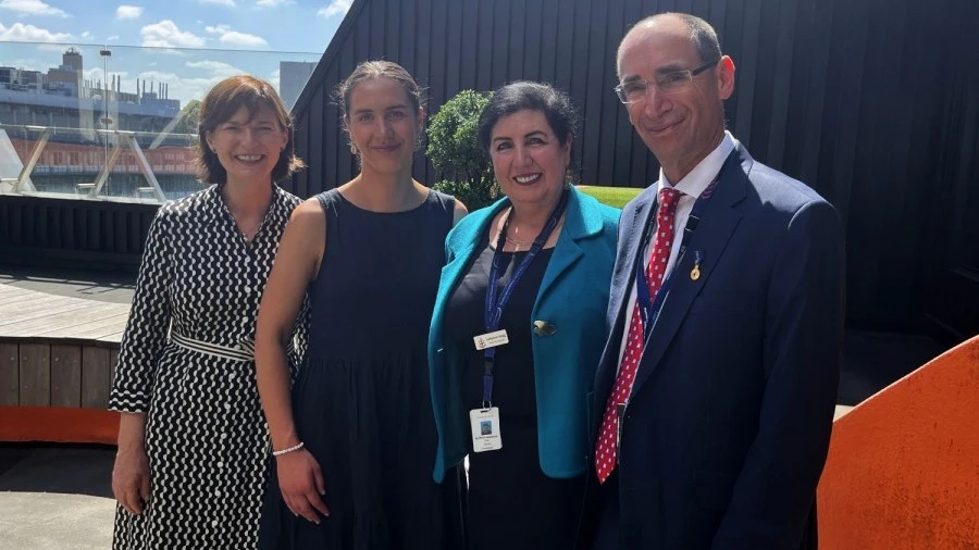 Health minister visiting the RMH for the opening of the cardio cath lab