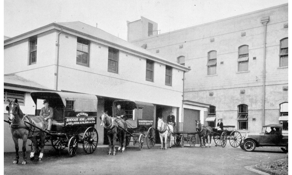 Horse and carts and trucks