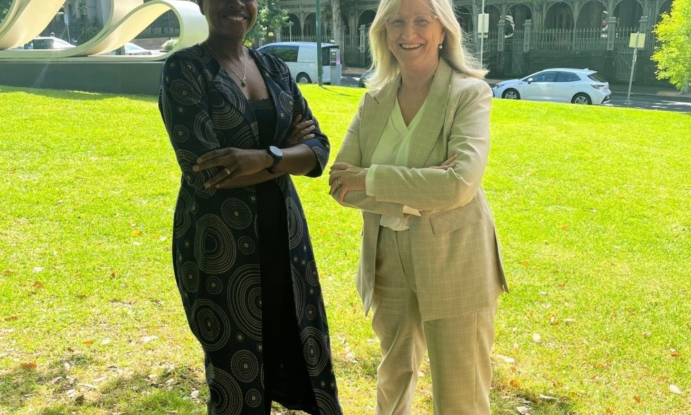 Victorian Honour Roll for Women inductees A/Prof Kudzai Kanhutu and Prof Jane Gunn