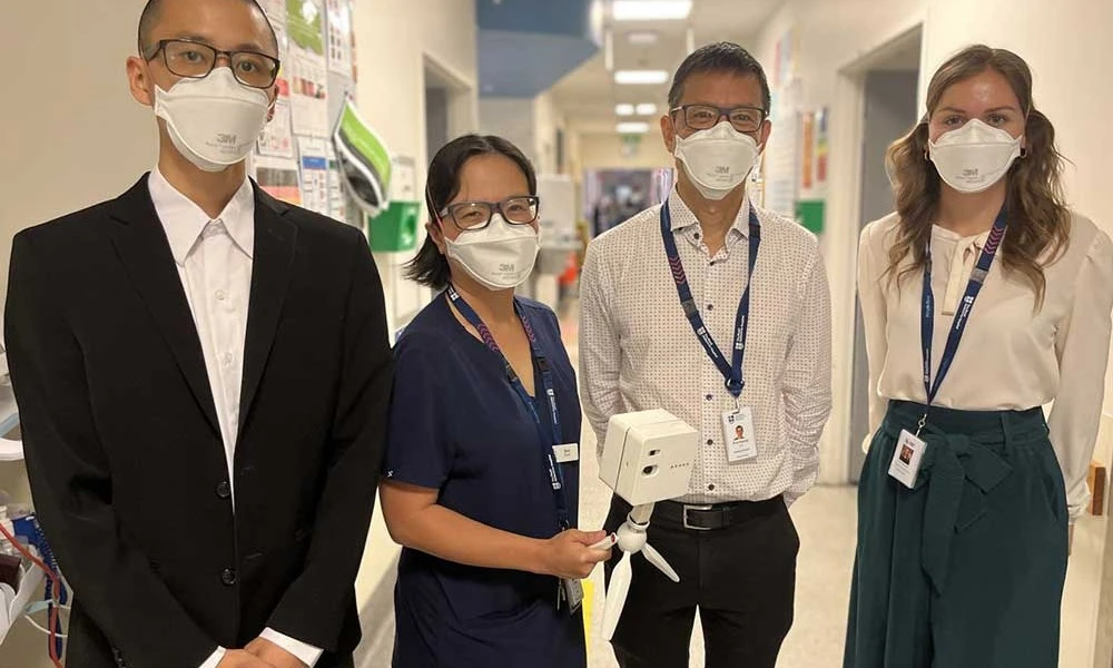 Kwang Lim, Seok Ming Lim, Austin Aung and Claire Robichon