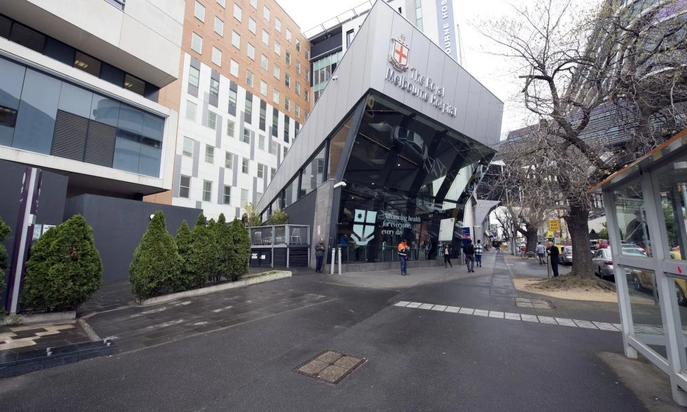 Main entrance on Grattan street