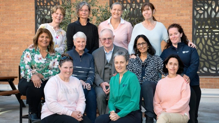 Prof David Wiesenfeld and oral cancer patients