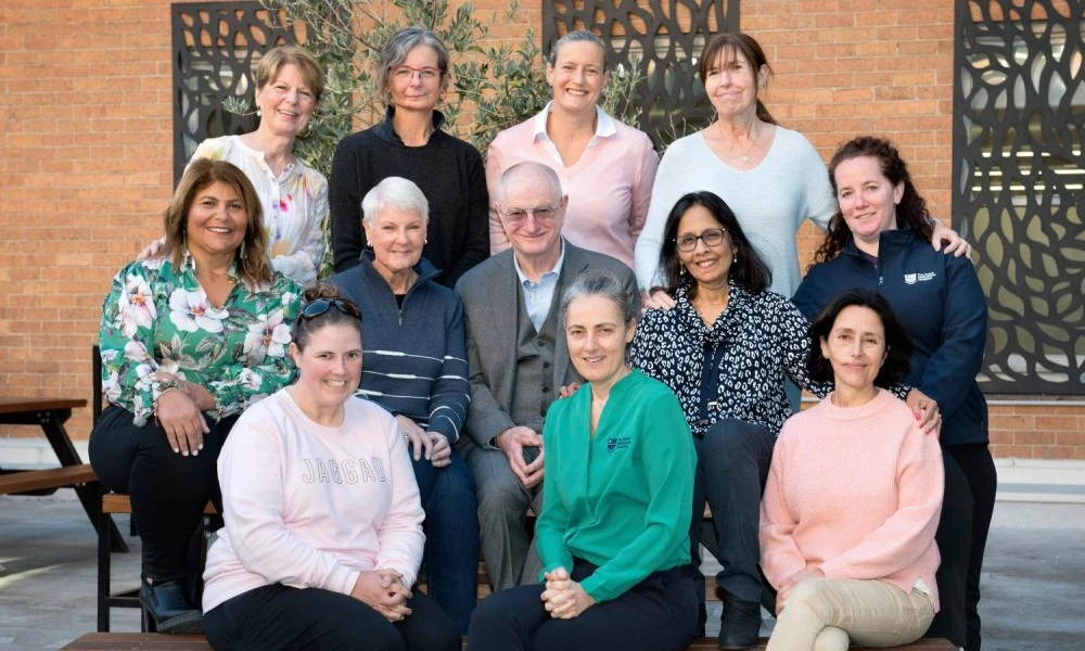Prof David Wiesenfeld and oral cancer patients