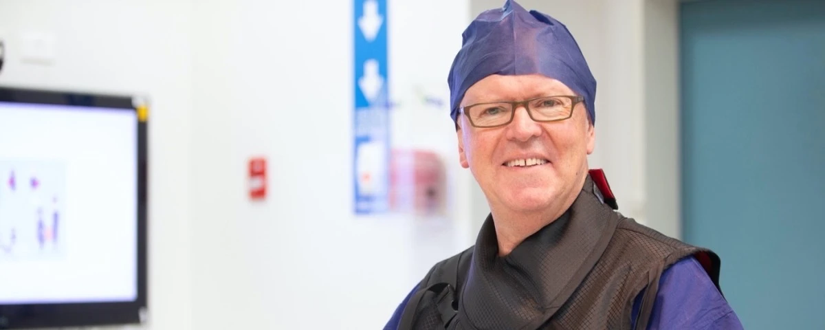 Prof Peter Mitchell in Radiology