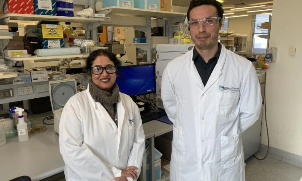 Senior Research Officer Dr Jeff Smith and Research Assistant Kruti Patel