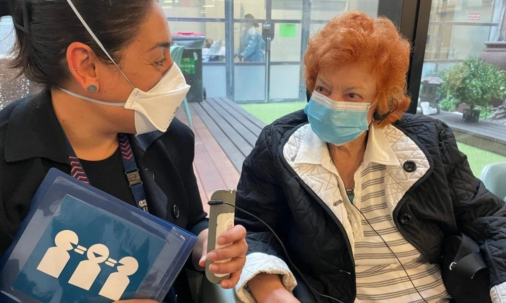 Interpreter and patient