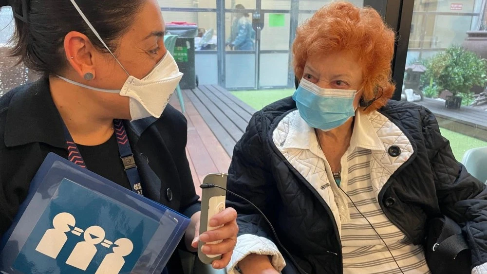 Interpreter and patient