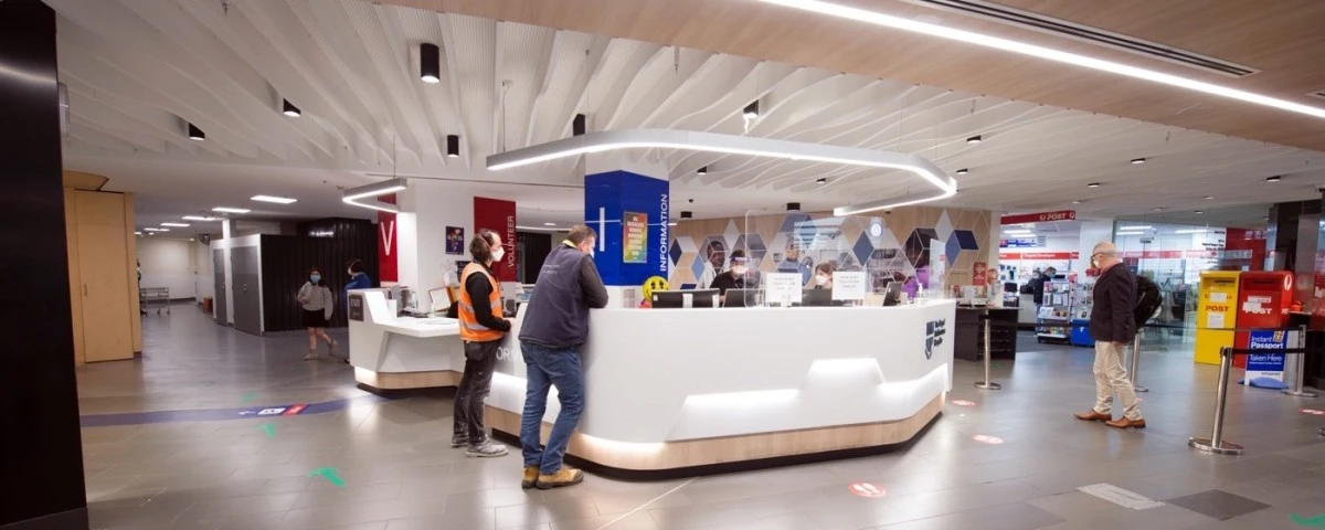 The RMH Parkville reception area