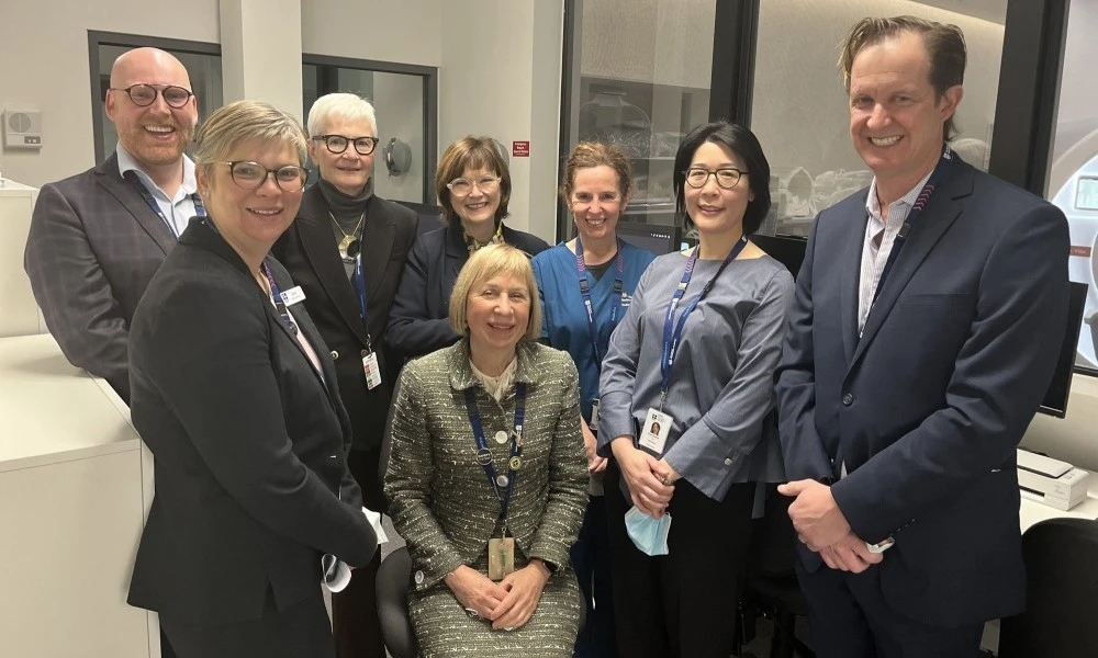 Medical Imaging team with Minister for Health at the new RMH MRI space