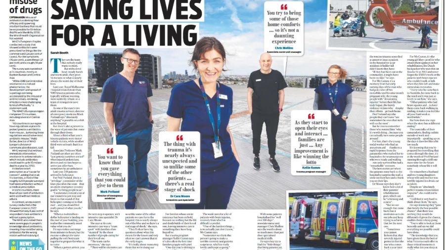 Herald Sun trauma feature