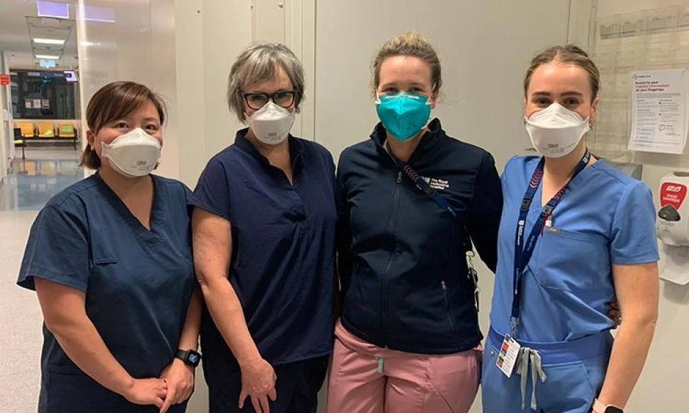 Staff from the specialist clinics (outpatients) team