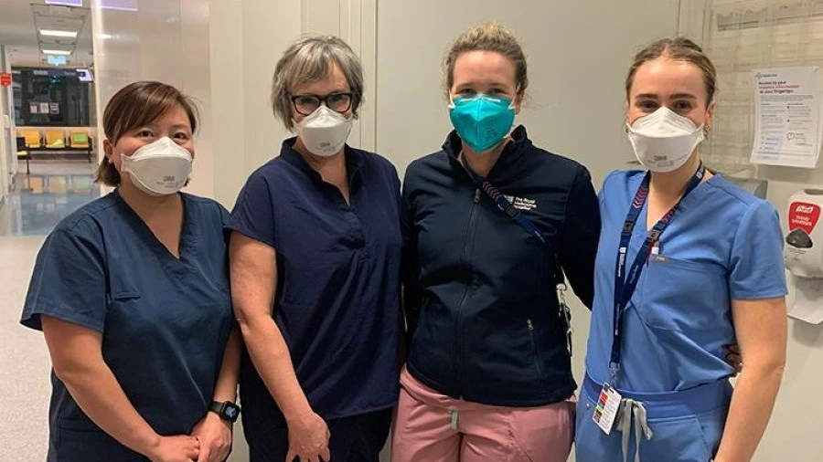 Staff from the specialist clinics (outpatients) team