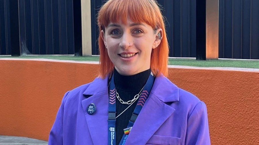 Senior LGBTIQA+ Patient Liaison Tegan Murnane