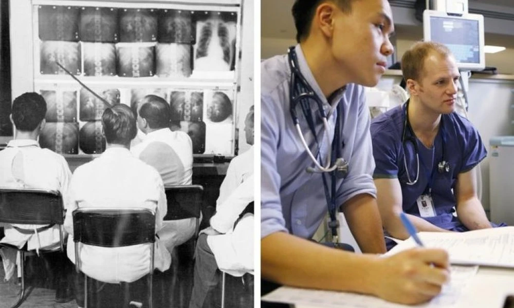 Then and now learning