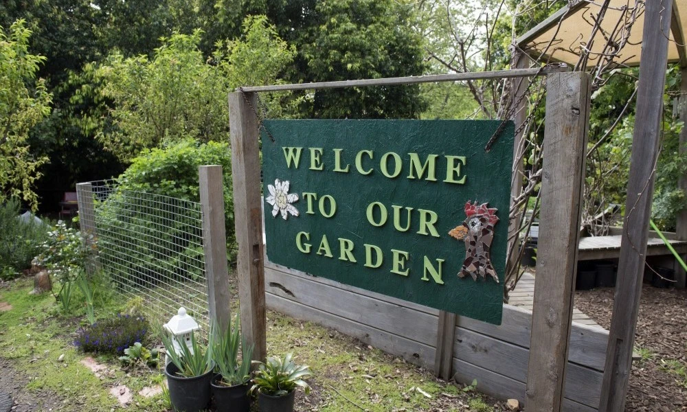 Welcome to our garden at Mental Health CCU
