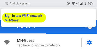 Sign into MH Guest