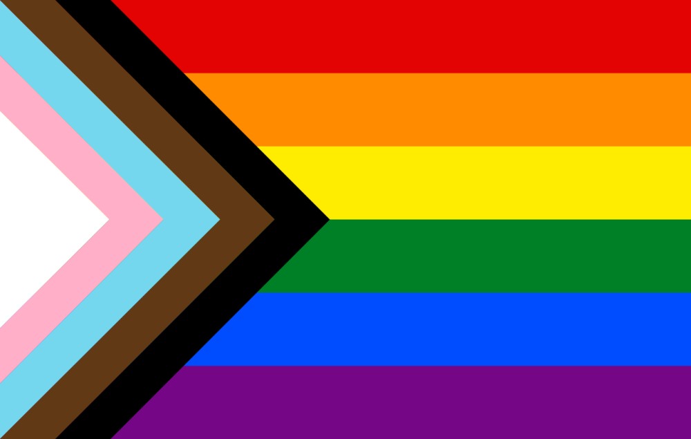 LGBTIQA+ progress pride flag